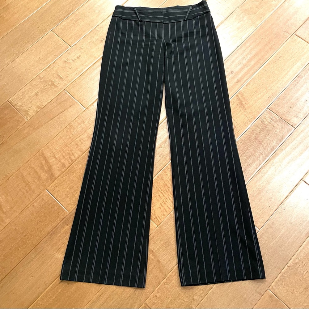 BEBE Women’s Striped Pants Size 4 Work Trousers y2k